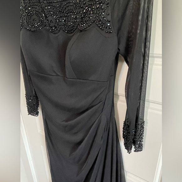 Stunning black Xscape formal evening gown. Like new, never worn. - Picture 6 of 6